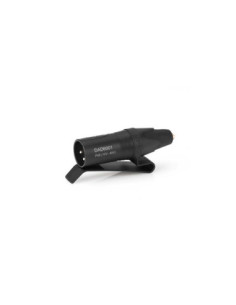 Adaptateur microDot vers 3-pin XLR, clip ceinture